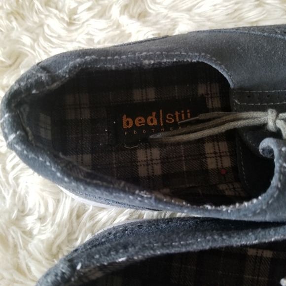 Bed Stu gray suede casual oxford shoes 15 main image 5